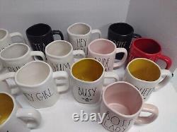 Rae Dunn Coffee Mug Cup Lot Of 16