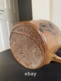 Rare Early Art Nouveau Era Earthenware Pottery Mug/stein Very Cool