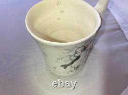 Rare Heesoo Lee Blossom handbuilt wheel-thrown Mug Ceramic Porcelain