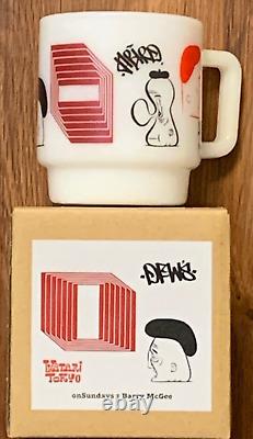 Rarest of set! BARRY McGEE Series #2 Ceramic MUG margaret kilgallen banksy kaws