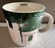 STARBUCKS Green & White Relief PARIS Mug