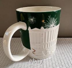 STARBUCKS Green & White Relief PARIS Mug