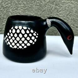 STEPHEN SCHIFFER Ceramic Loon Mugs Flock Of 7