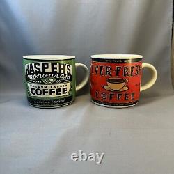 Set Of 6 Coffee Mugs 1992 Yester Year Westwood