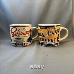 Set Of 6 Coffee Mugs 1992 Yester Year Westwood