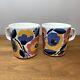 Set / Pair Marimekko Oiva ROSARIUM Coffee Mug Tea Cup Floral Flower Print Roses