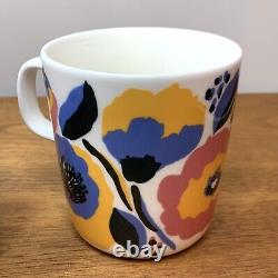 Set / Pair Marimekko Oiva ROSARIUM Coffee Mug Tea Cup Floral Flower Print Roses