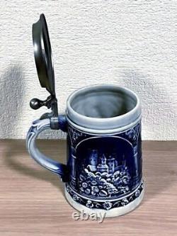 Shelf 7 Retro Kirin Beer Mug With Lid Stein Ceramic