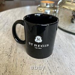 St. Regis New York City Mug Ceramic Coffee Tea Luxury Hotel Black