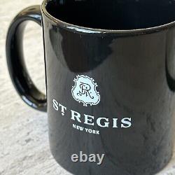 St. Regis New York City Mug Ceramic Coffee Tea Luxury Hotel Black