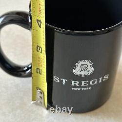 St. Regis New York City Mug Ceramic Coffee Tea Luxury Hotel Black