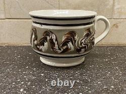 Staffordshire Mochaware Mocha Earthworm Mug Cup Ca. 1820