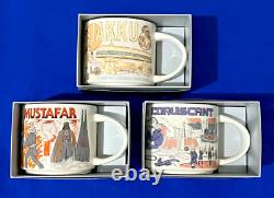 Starbucks Been There Mustafar Coruscant Jakku 2023 Star Wars Ceramic Mug New