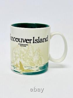 Starbucks Canada Vancouver Island Global Icon Collector Series Mug Cup 16oz RARE