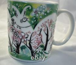 Starbucks Ceramic Mug Sakura Cup Out Of Print Collectable Japan 2004