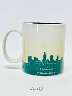 Starbucks Cleveland Ohio State Cup Coffee Mug Collector Icon Series 16oz RARE