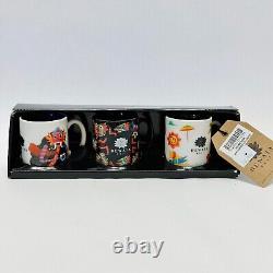 Starbucks DEWATA Bali Reserve Ceramic Espresso Cup Demi Mug Set 3oz Indonesia