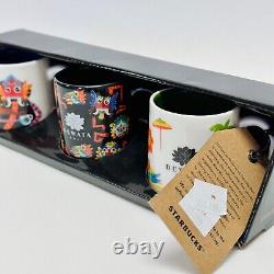 Starbucks DEWATA Bali Reserve Ceramic Espresso Cup Demi Mug Set 3oz Indonesia