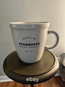 Starbucks Giant Abbey Classic Ceramic Mug 138 oz (1 Gallon) Limited Ed. 2016