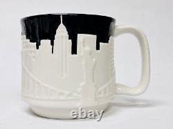 Starbucks New York Yellow Taxi Cab Skyline Relief Mug Limited City Icon 18Oz