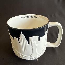 Starbucks New York Yellow Taxi Cab Skyline Relief Mug Limited City Icon 18Oz