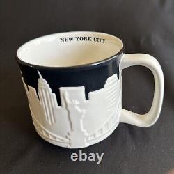 Starbucks New York Yellow Taxi Cab Skyline Relief Mug Limited City Icon 18Oz