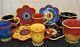 Susan Winget Garden Brights Ceramic 12 Piece Hostess Set Certified International