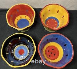 Susan Winget Garden Brights Ceramic 12 Piece Hostess Set Certified International