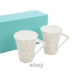 TIFFANY & CO. Notes Mug Pair Cup Tableware TGIS