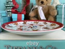 Tiffany Co Alphabet Bears Childs Plate Mug Cup Ceramic ABC's 2006 Japan W Box