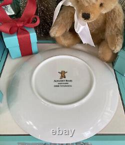 Tiffany Co Alphabet Bears Childs Plate Mug Cup Ceramic ABC's 2006 Japan W Box