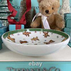 Tiffany Co Alphabet Bears Childs Plate Mug Cup Ceramic ABC's 2006 Japan W Box