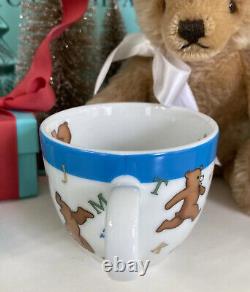 Tiffany Co Alphabet Bears Childs Plate Mug Cup Ceramic ABC's 2006 Japan W Box