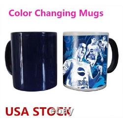 US Stock 11OZ Color Changing Mugs, Blank Sublimation Magic Cup Black/Glossy