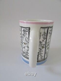 VTG Wedgwood Large London to Bristol John Ogilby Map Mug