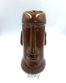 Vintage 1960s Kahiki Supper Club Moai Tiki Mug Hoffman Ceramics