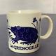 Vintage 1978 Taylor & Ng La Grenouille French Frog Coffee/Tea Cup Mug Blue Rare