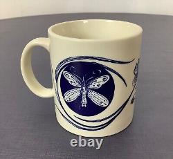 Vintage 1978 Taylor & Ng La Grenouille French Frog Coffee/Tea Cup Mug Blue Rare