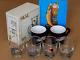 Vintage ABU Svangsta Skal whiskey glasses/ABU Garcia ceramic coffee mugs-NOS