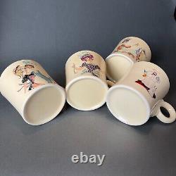 Vintage Fiesta Tom and Jerry mug set