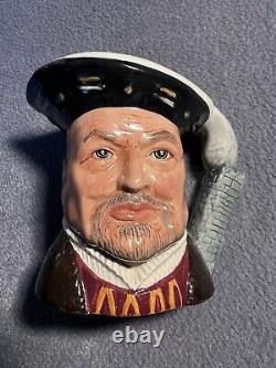 Vintage Royal Doulton King Henry VIII & 6 Wives Toby Mug, Jug Set, Complete