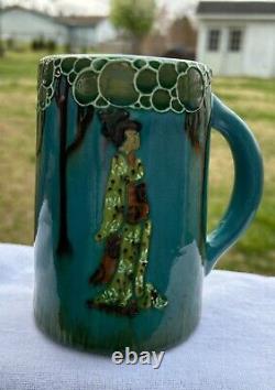 Weller Pottery Rhead Faience Mug