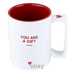 You Are A Gift Holiday Organic Mug Capacity 16 oz Size 4.5 in H Lot of 4